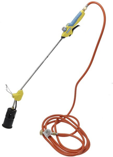 Flammen-Unkrautvernichter, mit Elektrozündung, Thermoflamm bio