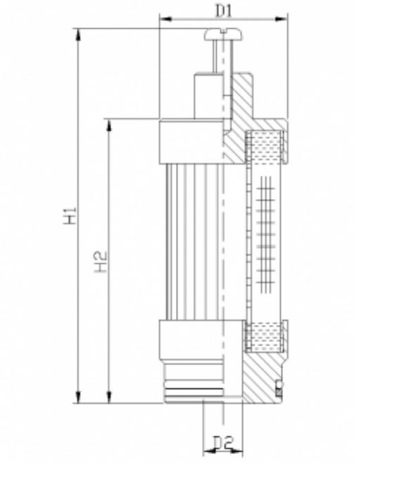 WG908 Hydraulikfilterelement (Druckfilter)