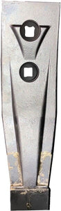 Grubberspitze mit Hartmetallplatten 2 Löcher