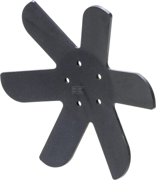 Spatenscheibe, links, 460x8 mm, 5 Löcher