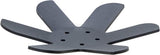 Spatenscheibe, links, 460x8 mm, 5 Löcher