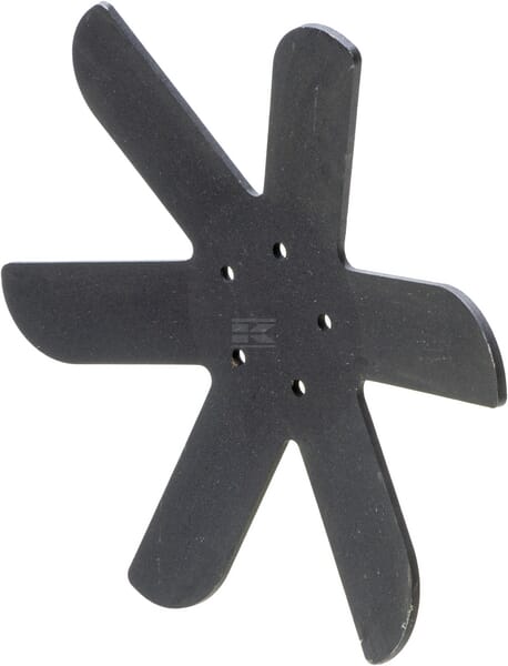 Spatenscheibe, links, 520x8 mm, 5 Löcher
