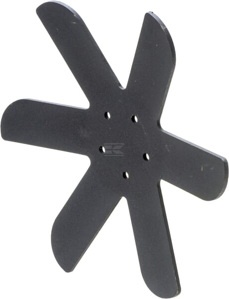 Spatenscheibe, rechts, 520x8 mm, 5 Löcher