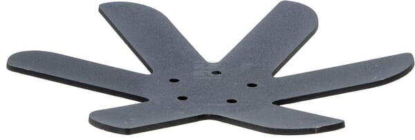 Spatenscheibe, rechts, 520x8 mm, 5 Löcher