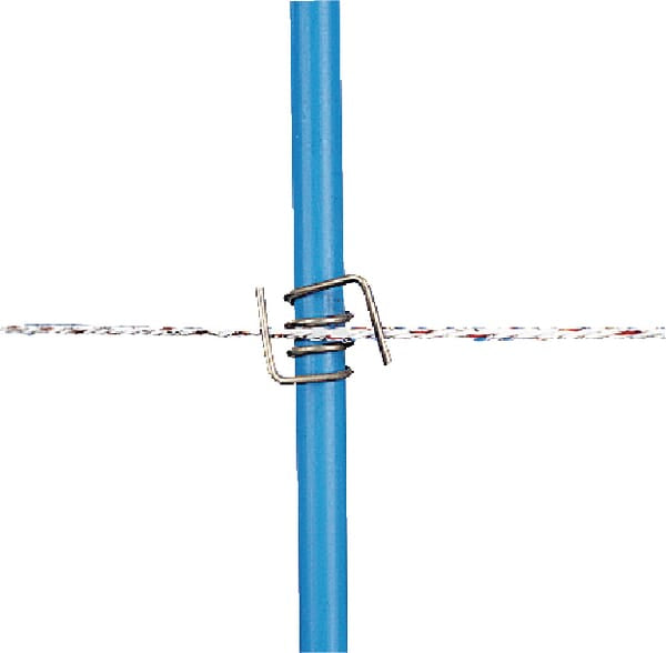 Edelstahlclip zum Glasfiber-/Kunststoffpfahl (10)