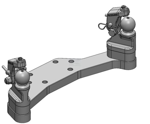Zwangslenkung K50® R/L mit Niederhalter für 45-50 mm (TP)