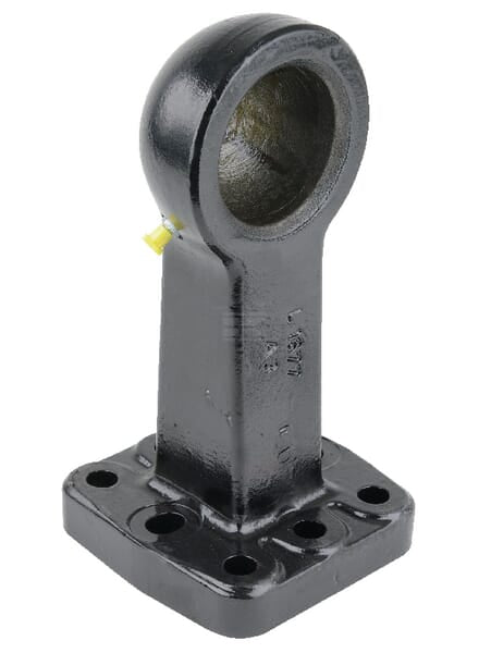 Zugöse mit vertikalem Flansch, Kugelkuppl. 80 mm