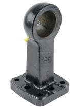 Zugöse mit vertikalem Flansch, Kugelkuppl. 80 mm