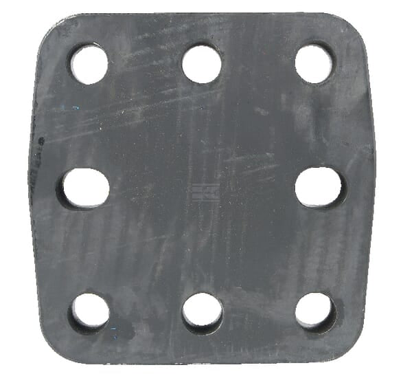 Zugöse mit vertikalem Flansch, Kugelkuppl. 80 mm