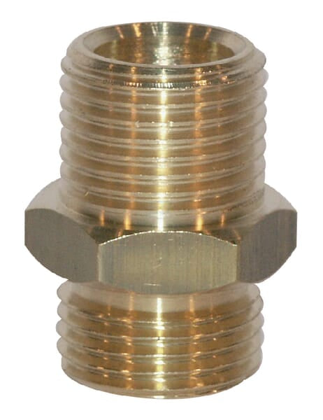 Doppelnippel Messing 1/2"