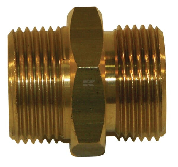 Doppelnippel Messing 3/4"
