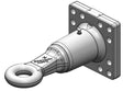 Schwenkbare Abschleppöse Ø50mm F2 160x60