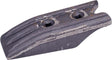Grubberspitze 267x88mm, flach, 2 Löcher, passend für Universal