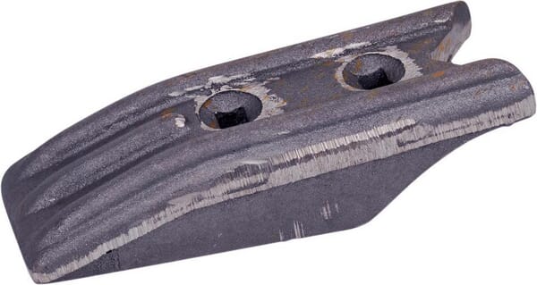 Grubberspitze 267x88mm, flach, 2 Löcher, passend für Universal