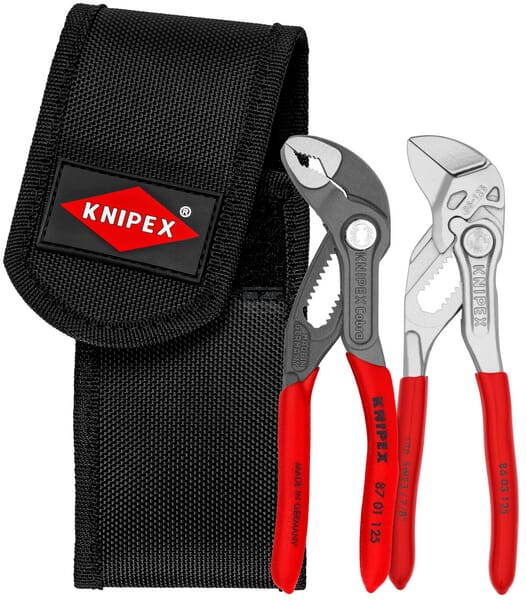 Mini-Zangensatz in Werkzeugürteltasche