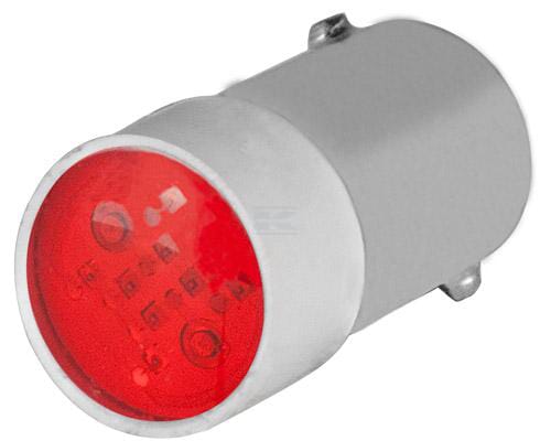 LED Lampe BA9S, 24V rot