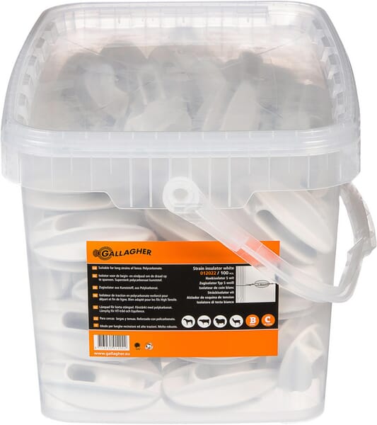 Zugisolator weiß für Draht, EquiFence, Cord (100)