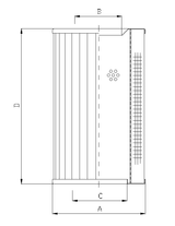 RVR190B25B Hydraulikfilterelement (Rücklauffilter)