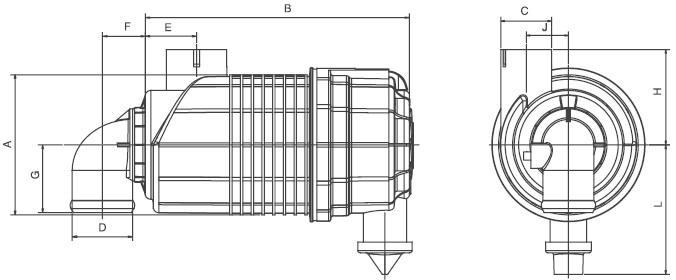G090219 Luftfilter (RadialSeal FPG Alexin 90°)