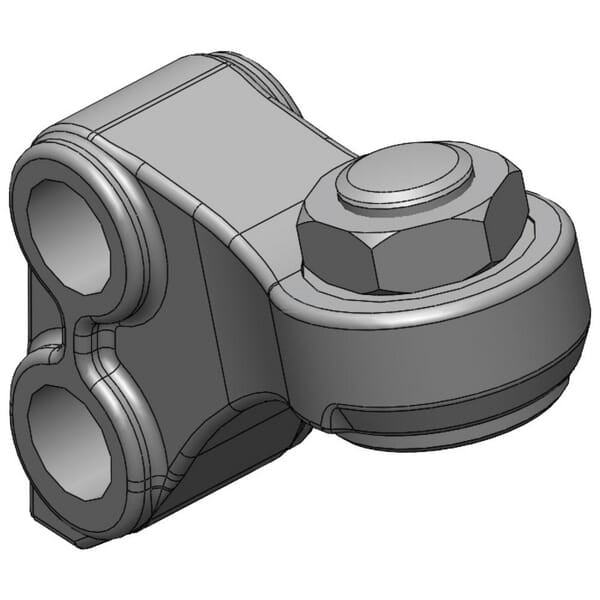 Niederhalter kpl. Kugelkuppl. 80 mm 15°