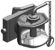 Zugmaul Standard mit Adapterplatte (Steckbolzen 31 mm)