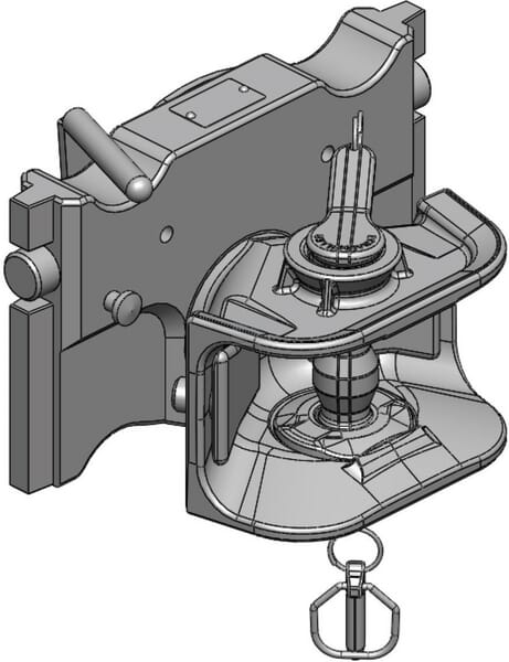 Anhängerkupplung 320mm