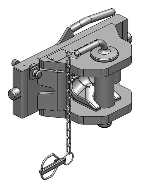 Gabelkopf Typ W330 S32 Kat. D2 (Durchmesser 42mm) m. Spielbegrenzer DFS