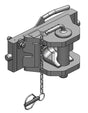 Gabelkopf Typ W330 S32 Kat. D2 (Durchmesser 42mm) m. Spielbegrenzer DFS