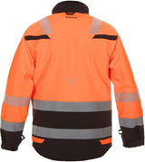 Soft Shell Jacke, orange-schwarz, Größe L, Hydrowear