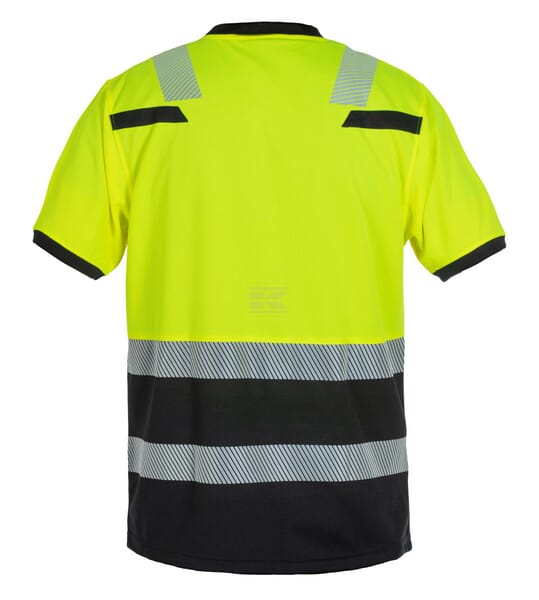 T-shirt Hi-vis M gelb/schwarz Tulsa
