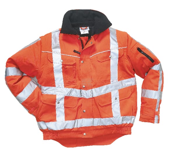 Pilotenjacke, orange, Größe S, Hydrowear