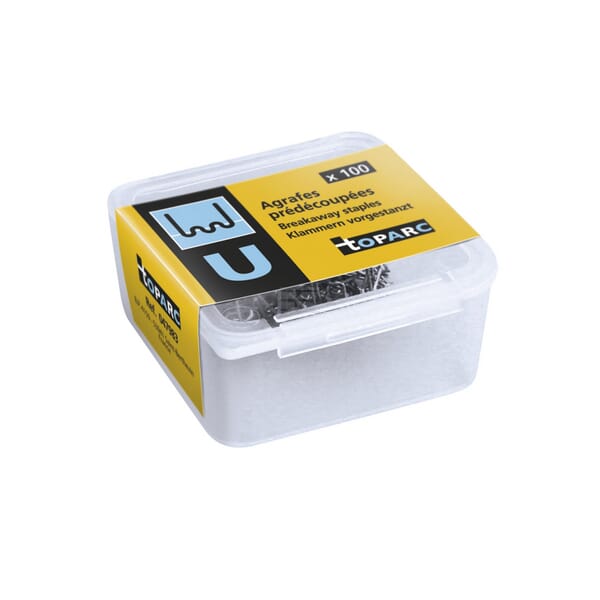 Klammern vorgestanzt U-Form Box 100 Stk.