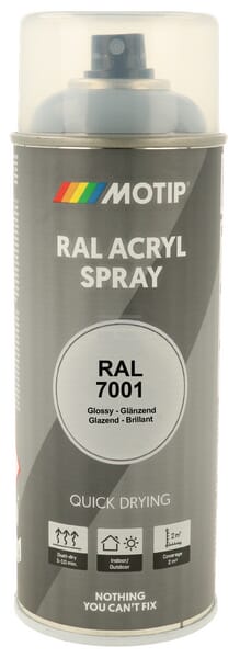 RAL 7001 Acrylspray Silbergrau