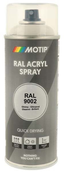 RAL 9002 Acrylspray Grauweiß