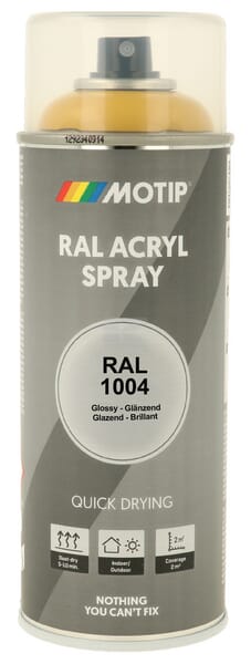 RAL 1004 Acrylspray Goldgelb