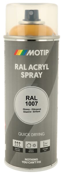 RAL 1007 Acrylspray Chromgelb