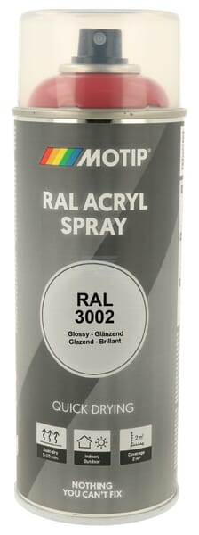 RAL 3002 Acrylspray Karminrot