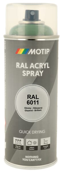 RAL 6011 Acrylspray Resedagrün