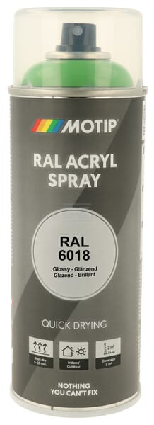 RAL 6018 Acrylspray Gelbgrün