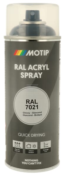 RAL 7021 Acrylspray Schwarzgrau