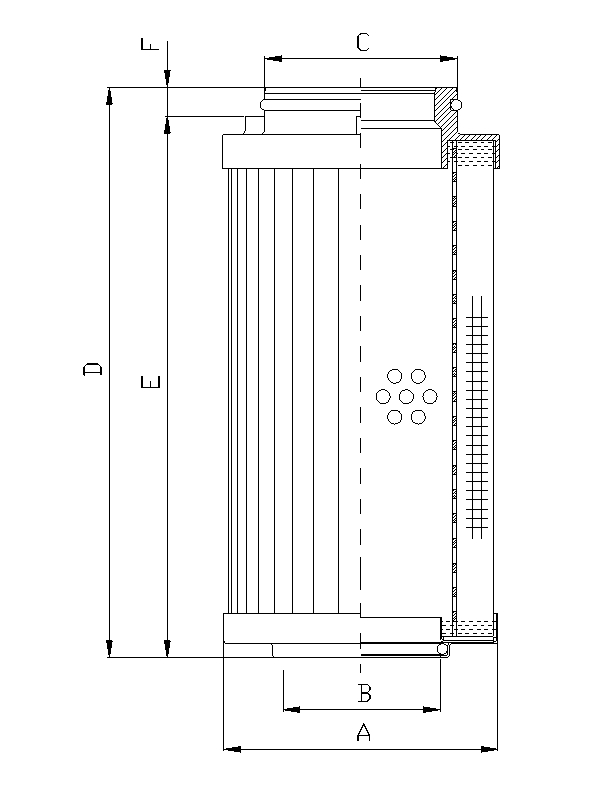 R540G10V Hydraulikfilterelement (Rücklauffilter)