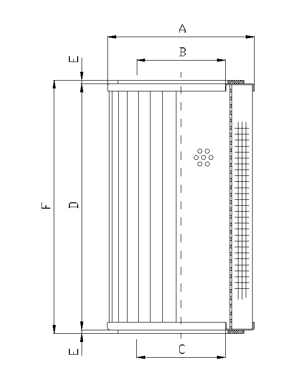 R692T60 Hydraulikfilterelement (Rücklauffilter)