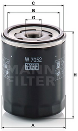 W 7052 Wechselfilter