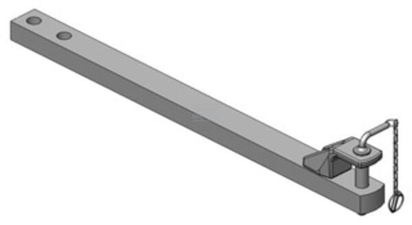 Zugpendel 80x50 L1170mm Cat. 2 Ø31,5mm
