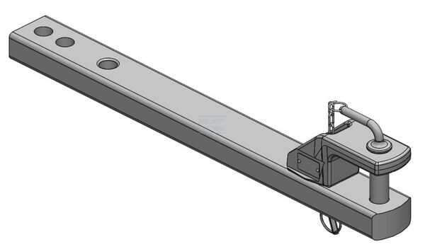 Zugpendel 90x50 L857mm Cat. 2 Ø31,5mm ISO 6489-3