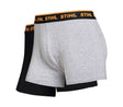 STIHL Boxershorts Gr. S 2er-Set LOGO Schwarz / Grau