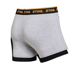 STIHL Boxershorts Gr. S 2er-Set LOGO Schwarz / Grau
