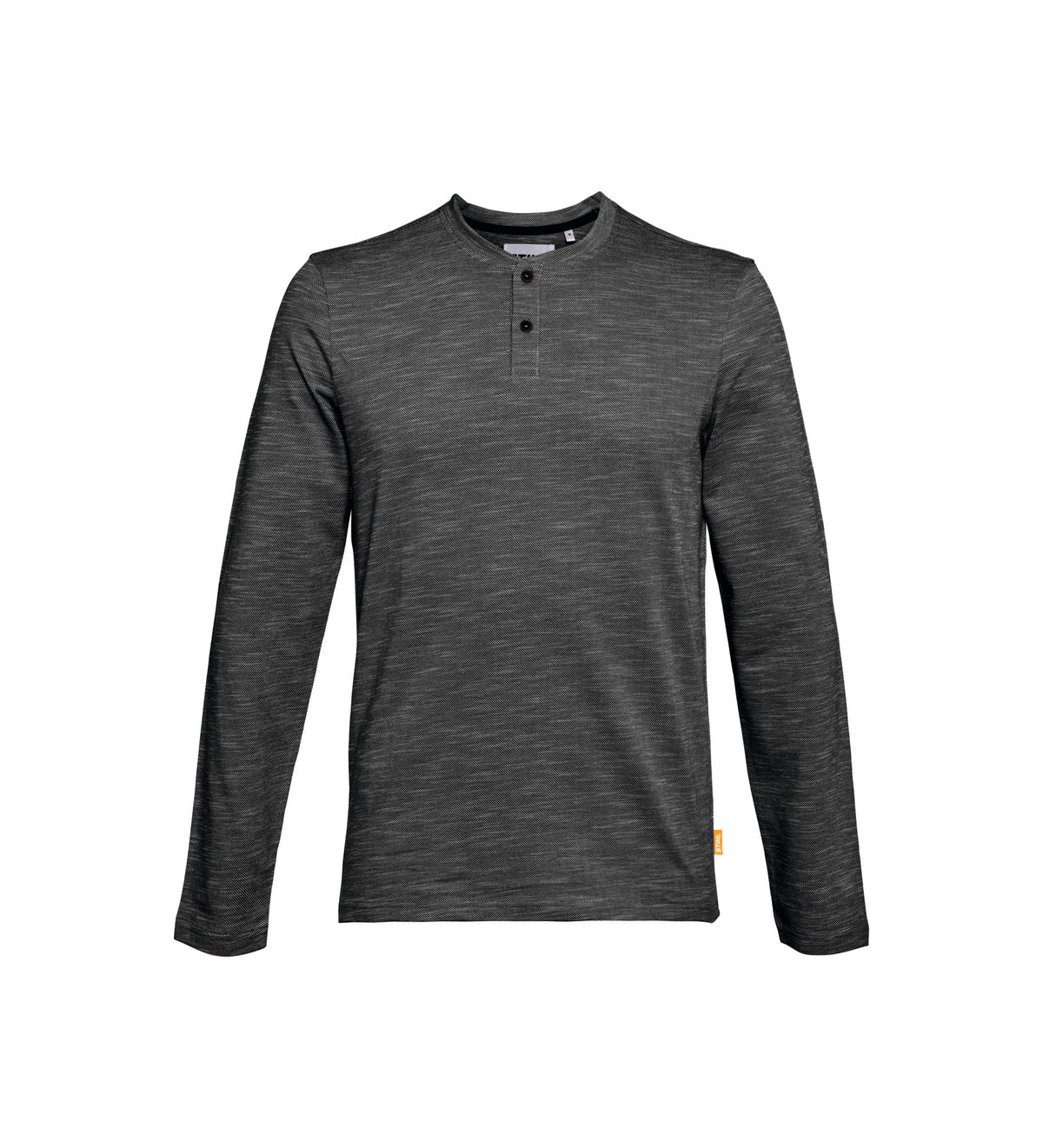 STIHL Langarmshirt Gr. L HENLEY Grau