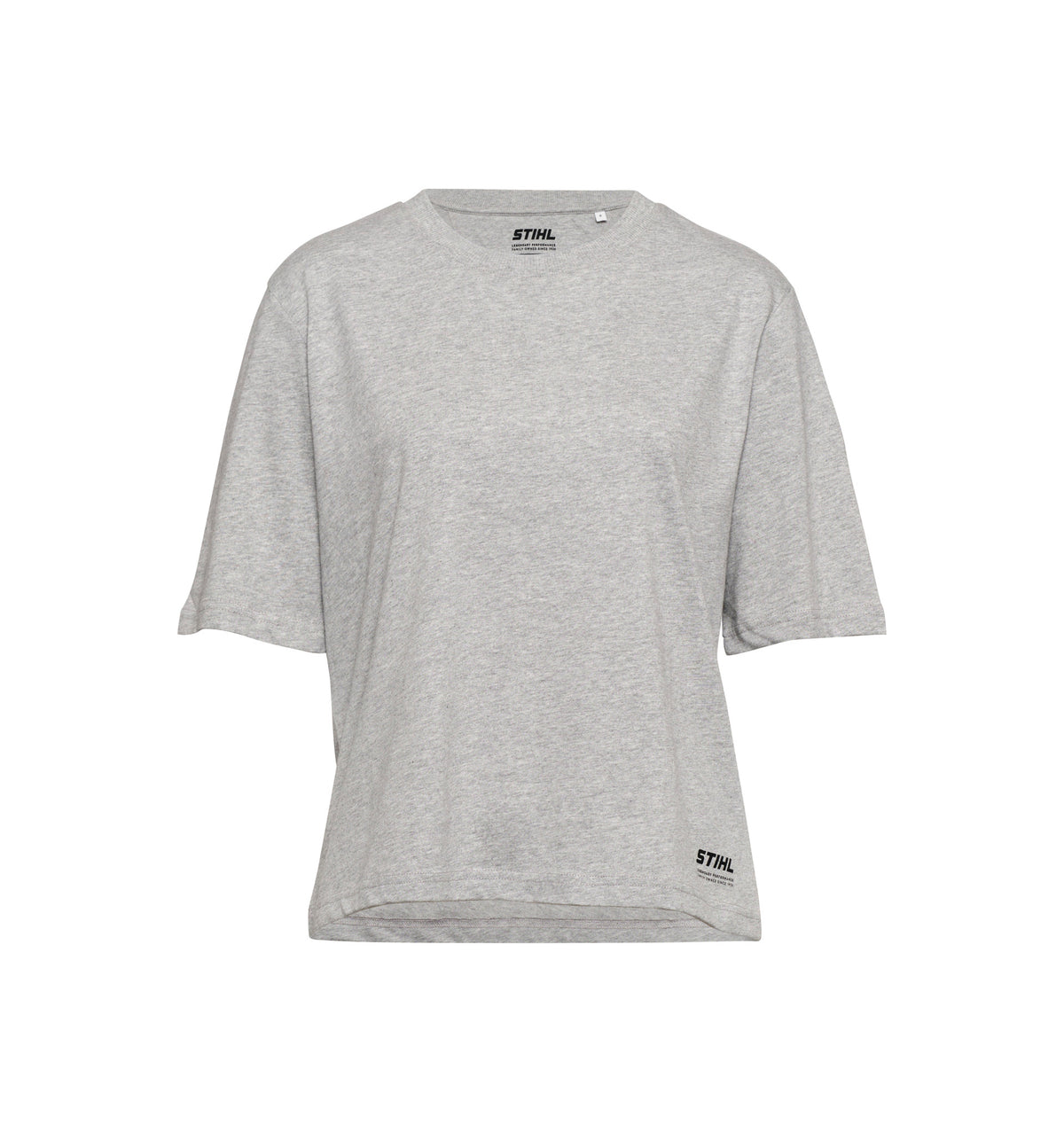 STIHL T-Shirt Gr. S Damen SUSTAINABLE BOXY Grau