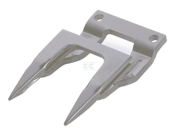 Führungsdoppelfinger, 17mm, grau